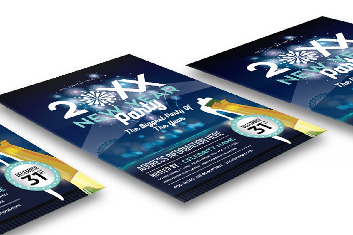 New Years Party Flyer, a Flyer Template by Totem Design Studio (Photo 7 of 7)
