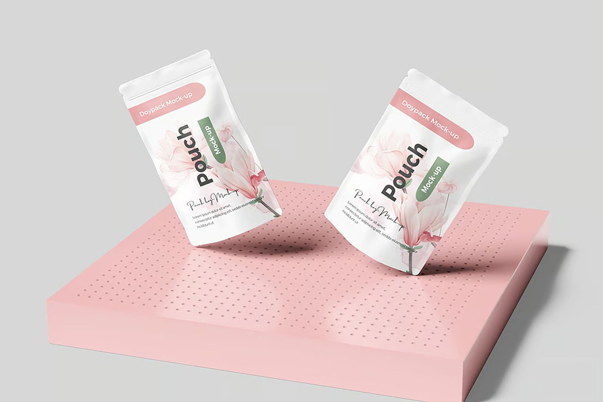 Pouch Mockup, a Packaging Mockup by Se٧enStudio (Photo 4 of 5)