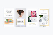 Instagram Stories Gold | CANVA, a Social Media Template by Poego Social (Thumbnail 9 of 12)