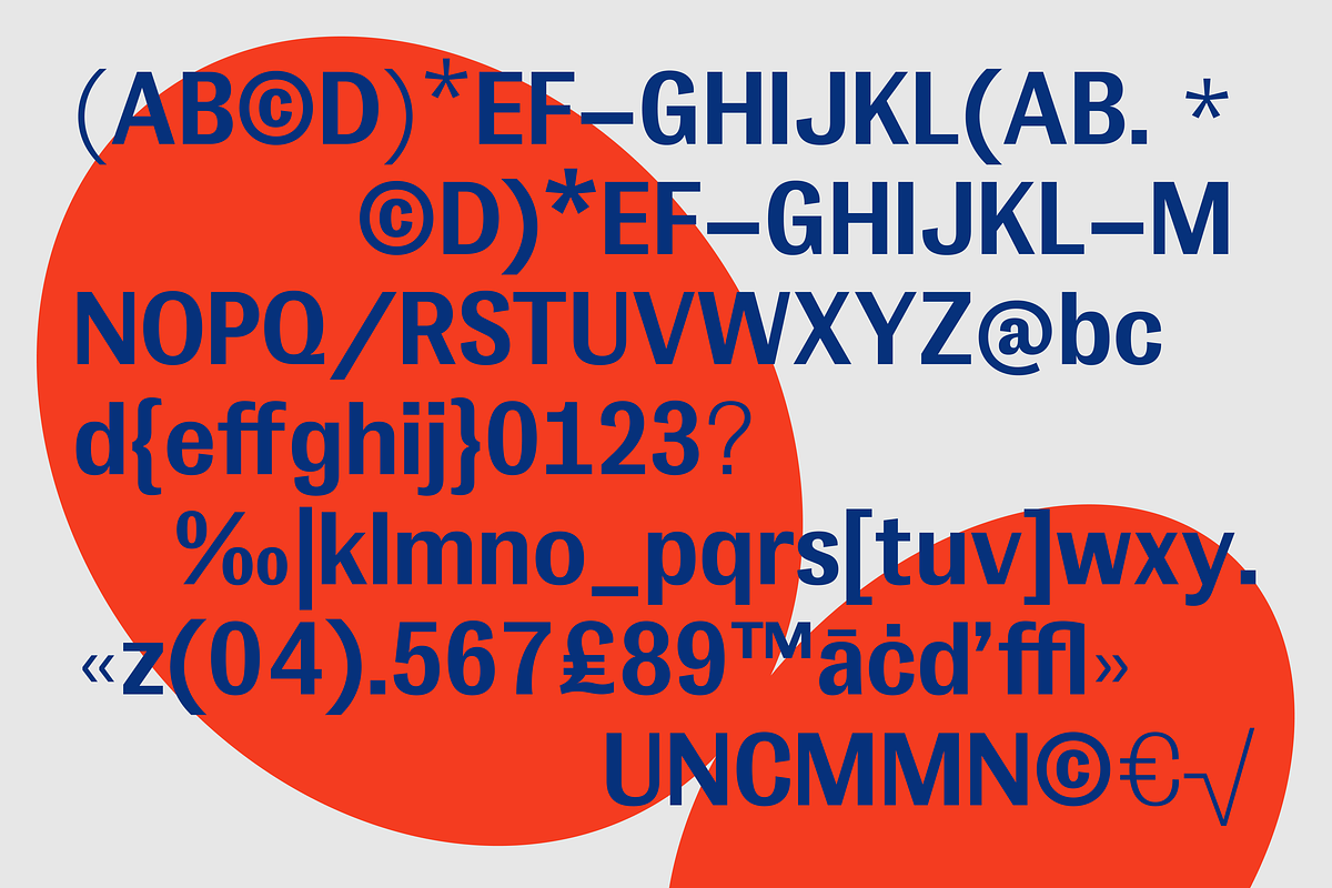 Uncmmn Produkt - 6 style Sans Serif, a Sans Serif Font by Kotivoro (Photo 13 of 17)