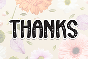 Rainbow Flowers | Script Font, a Script Font by Scratchones (Thumbnail 8 of 8)