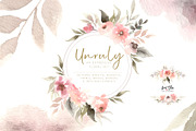 Unruly Watercolor Flowers Set, an Illustration by Kim Thoa Designs (Thumbnail 1 of 11)