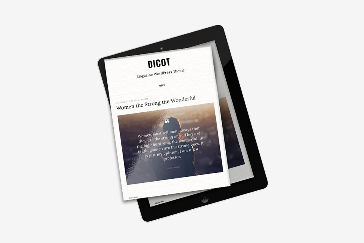 Dicot Magazine WordPress Theme, a WordPress Template by DesignOrbital (Photo 4 of 5)