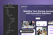 Start Up Website Landing Page, a Landing Page Template by SLAB! Design (Thumbnail 3 of 5)