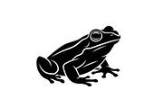 Frog Silhouette Vector Bundle, an Illustration by jahid234 (Thumbnail 8 of 46)
