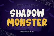 SHADOW MONSTER - Halloween Font