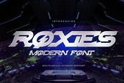 ROXIES - Modern  Font, a Font by Gassstype (Thumbnail 1 of 9)
