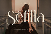 Sefilla | Modern Stylistic serif, a Serif Font by roomspace creative lab (Thumbnail 1 of 15)