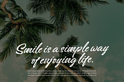 Lazy Monday - Modern Script, a Script Font by asdstudio (Thumbnail 9 of 9)