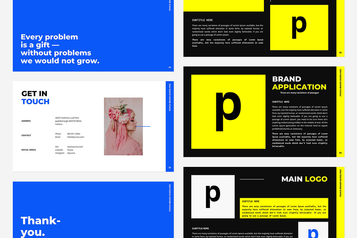 Brand Guidelines Keynote Template, a Presentation Template by Gaize (Photo 9 of 11)