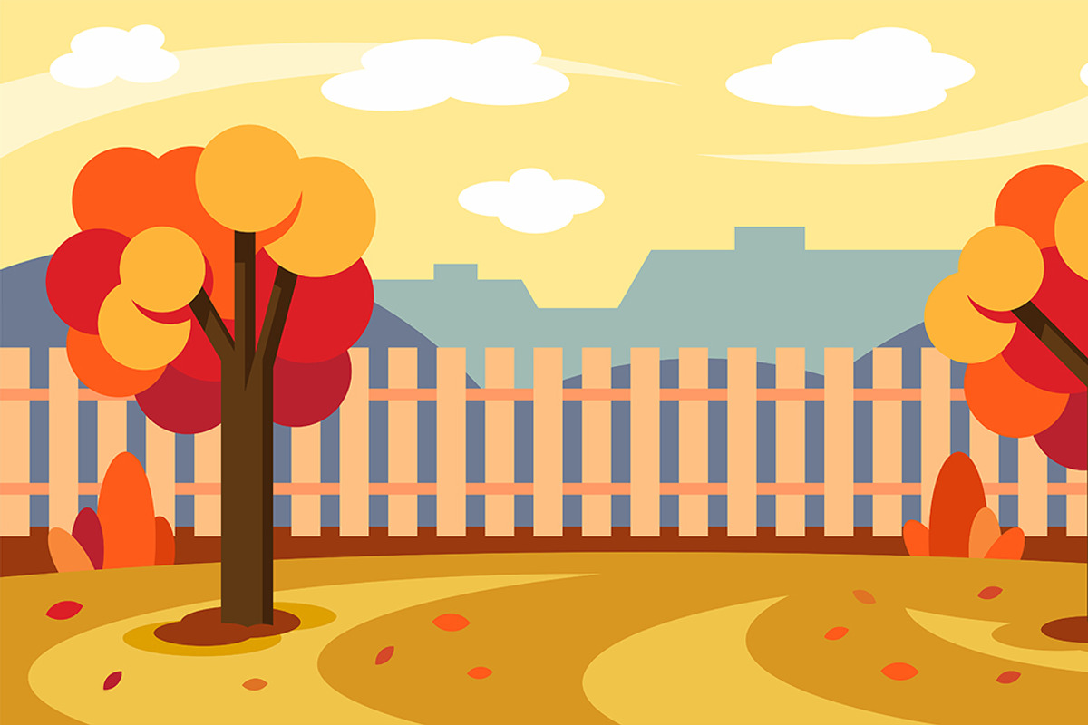 Four seasons landscape, a Seasonal Illustration by Volyk (Photo 4 of 6)