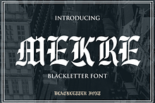 Mekre Decorative Font