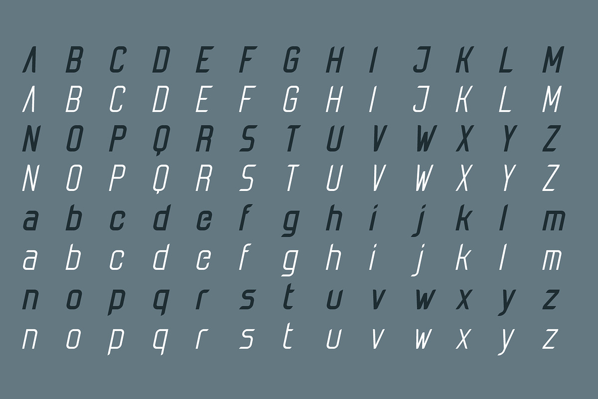 Tachyon Font - Condensed Sans Serif preview 7