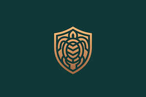 Turtle logo design., a Branding & Logo Template by lettett