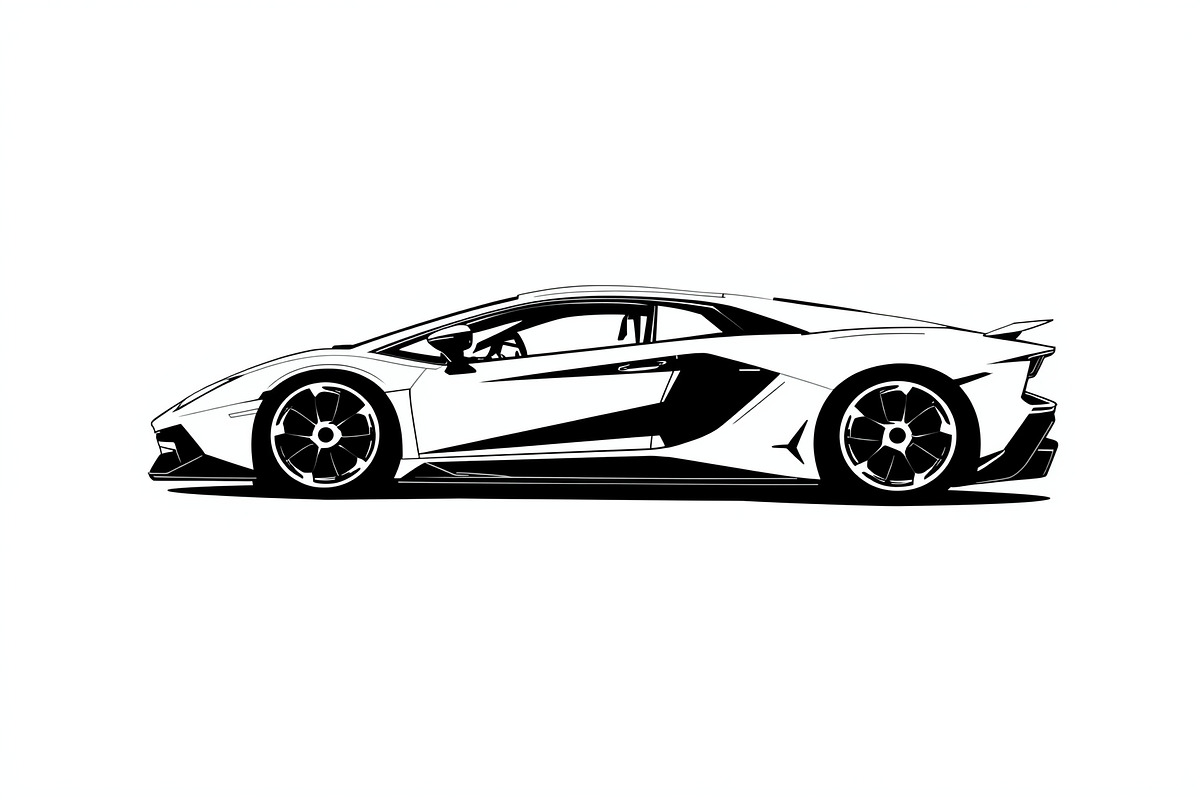 Modern Sports Car Design bundle, an Illustration by Artivon (Photo 9 of 9)