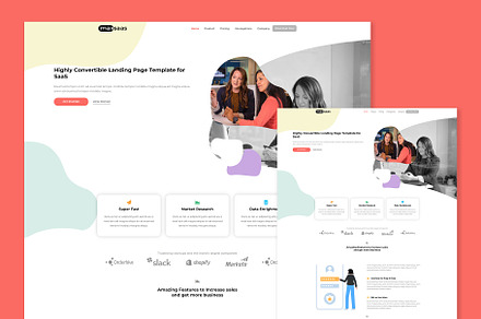 Startup Saas Landing Page