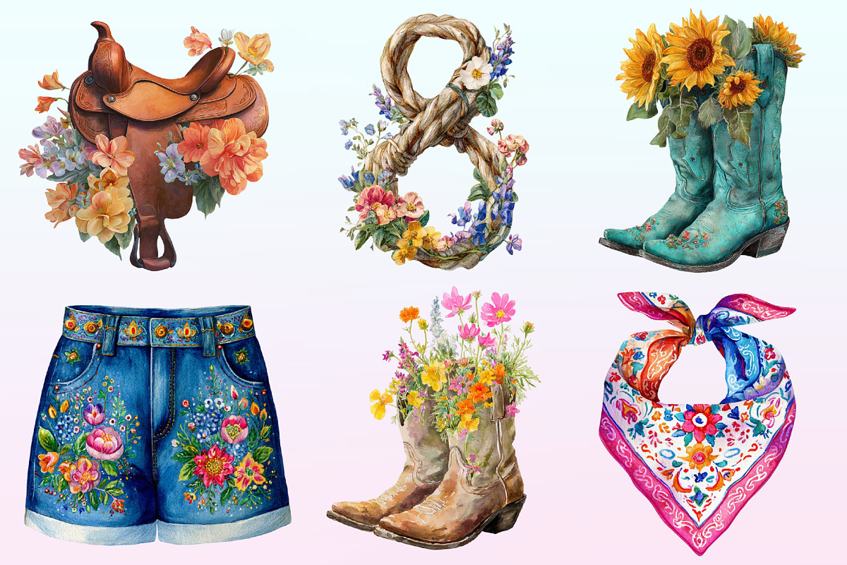 Retro Cowgirl Summer PNG, a Graphic by CitraGraphics (Photo 3 of 4)