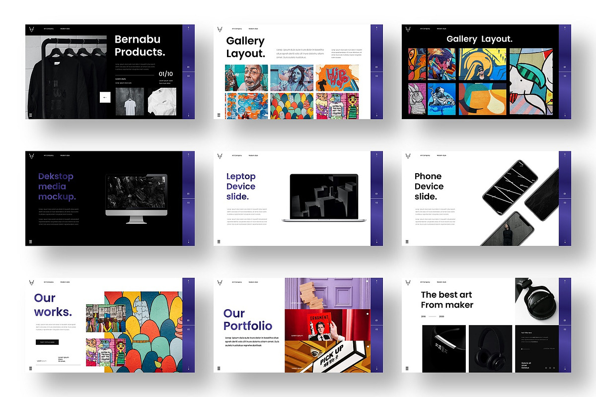 Bernabu- Business Google Slide, a Presentation Template by Dens Creative Studio (Photo 4 of 6)