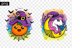 Halloween Characters Sublimation Svg