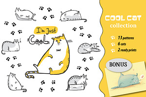 Cool Cat collection: patterns, print