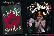 Magic Lettering Procreate Brushes, a Brush Add-On by Studio Kitsch (Thumbnail 3 of 10)