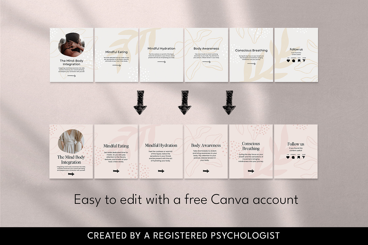 Somatic Therapy Instagram Canva, a Templates & Theme by Miri Campbell (Photo 7 of 9)