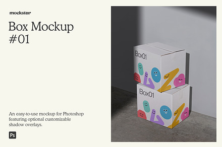 Packaging Box 01 Mockup, a Packaging Mockup by mockstar