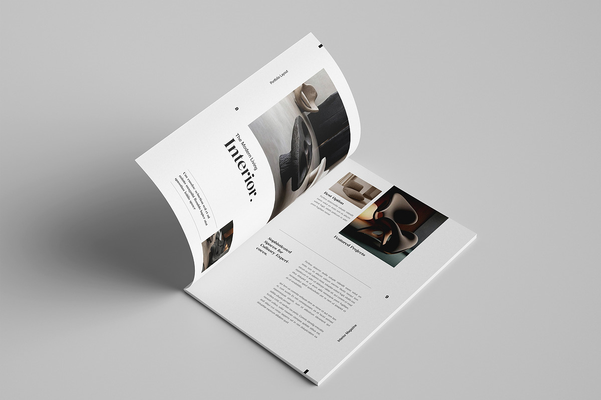 Interior Design Magazine Layout, a Magazine Template by Spark_Creative (Photo 5 of 14)