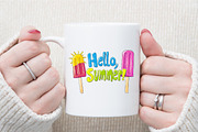 Hello Summer,Summer Clipart, an Illustration by Sublimation Artist (Thumbnail 5 of 6)