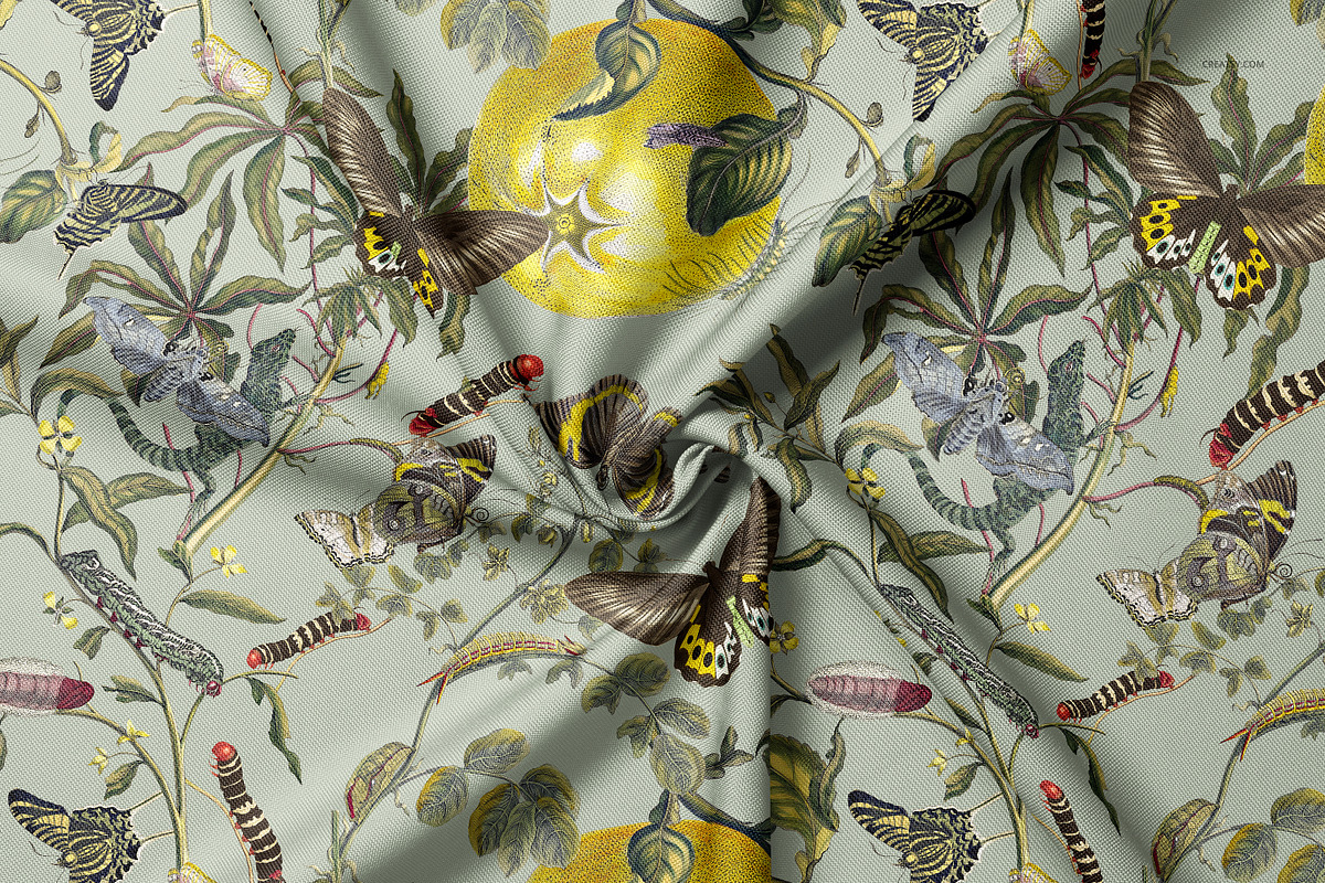 Curtains Fabric BN00 Mockup Set, a Mockup by creatsy5 (Photo 5 of 8)