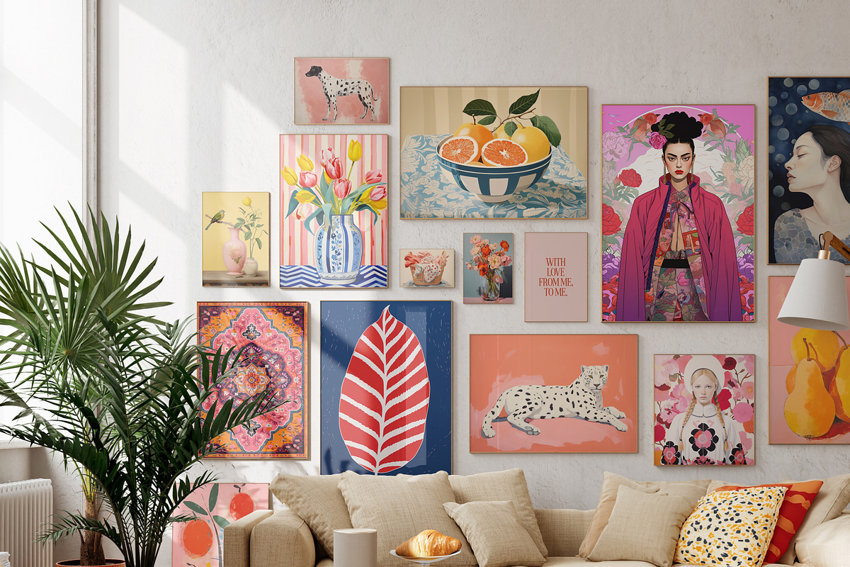 Maximalist Gallery. 200 Prints, a Background Graphic by Purple (Photo 5 of 11)