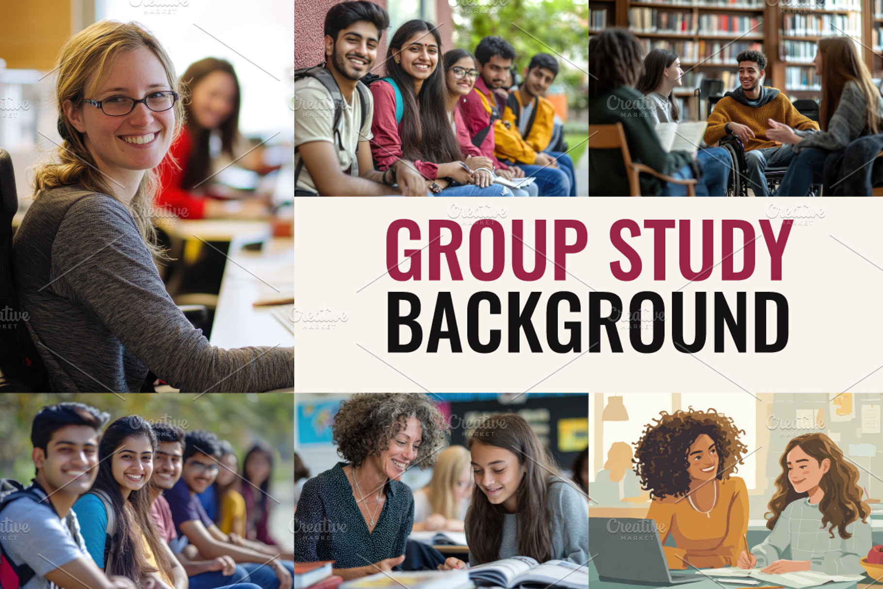 30 photography of group study, a School & Education Photo by SouravDesign