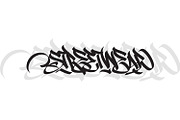 Chiloe - Graffiti typeface, a Blackletter Font by Ridha-38.lineart (Thumbnail 7 of 15)