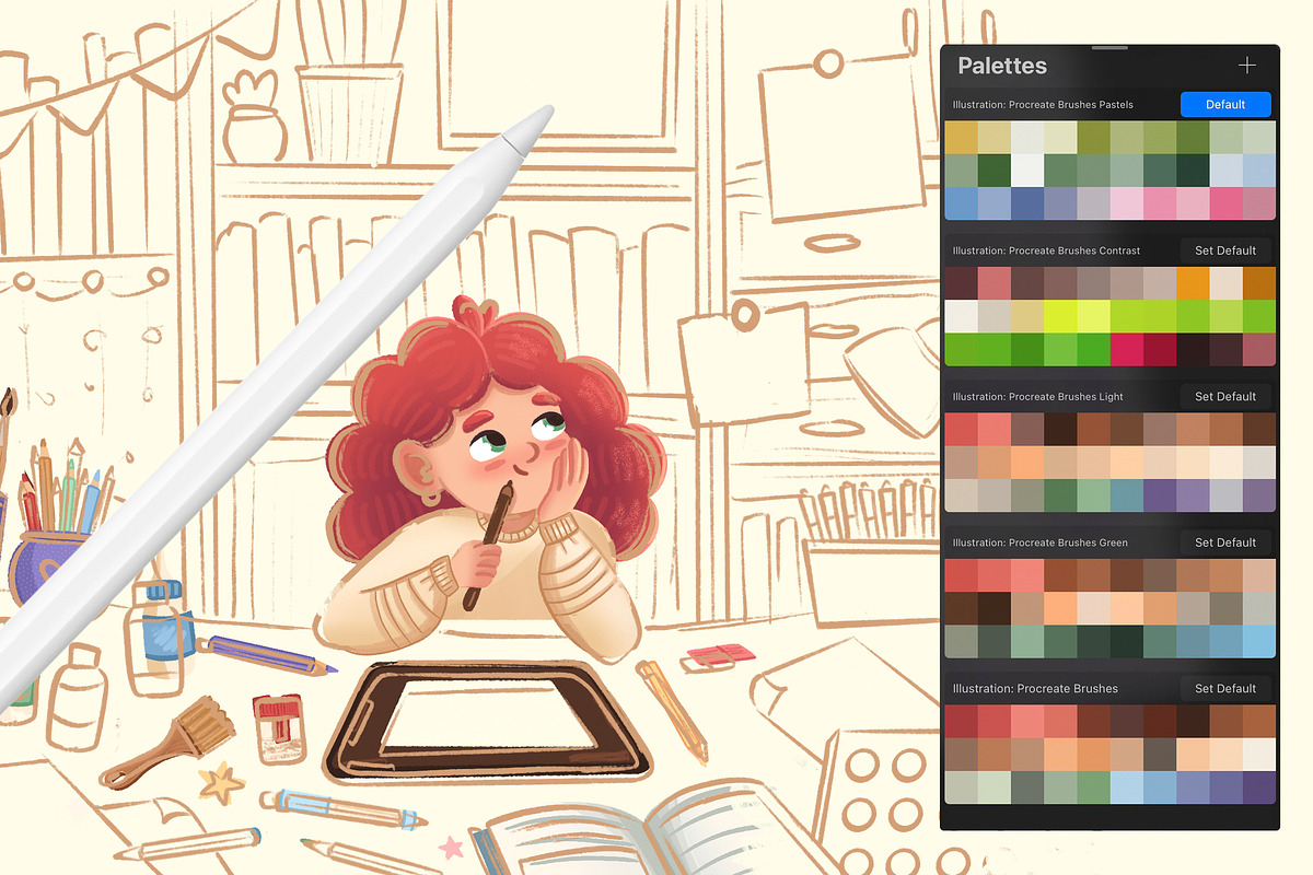 Illustration Brushes 2: Procreate, a Brush Add-On by Leonard Posavec (Photo 2 of 8)