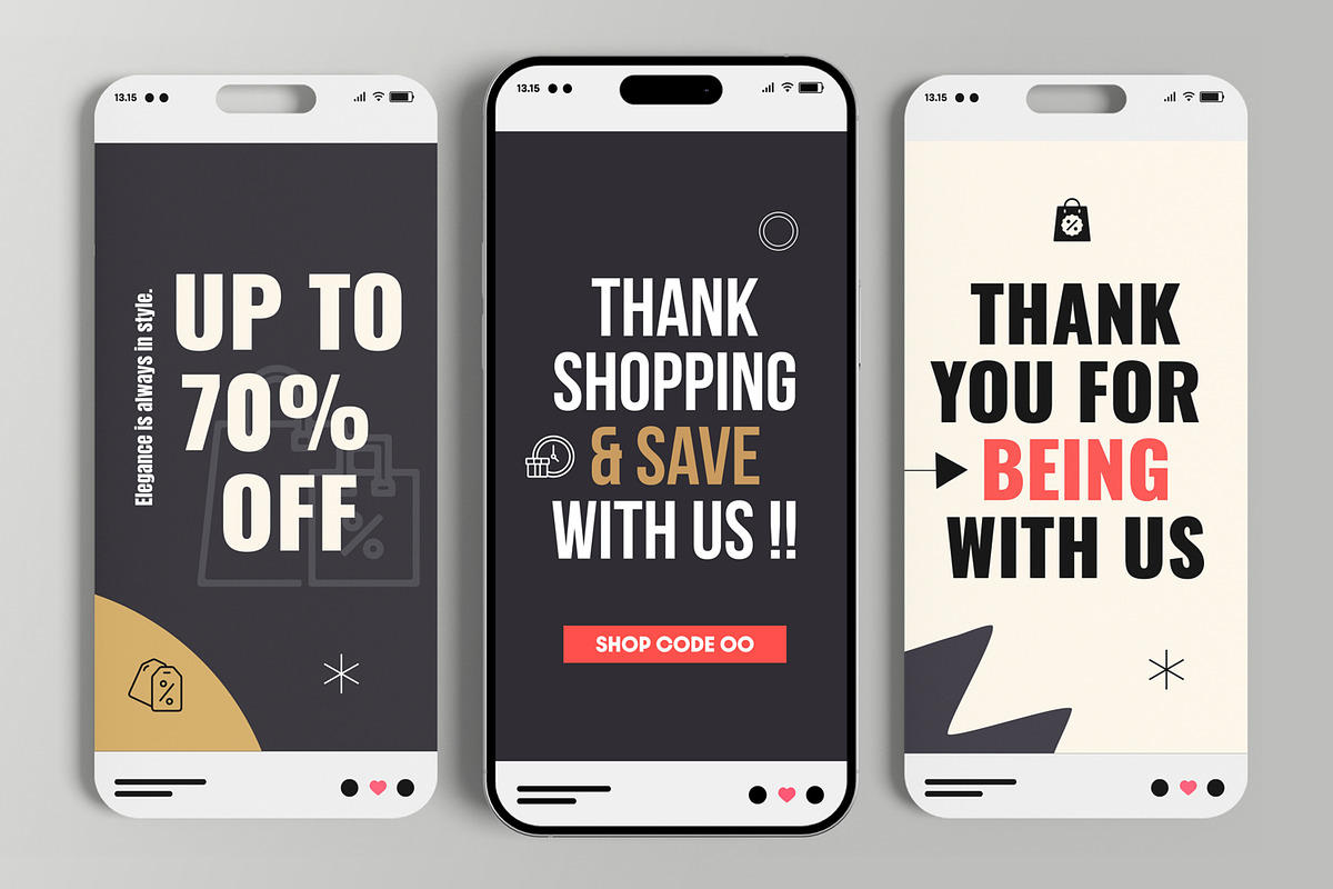 Black Friday Social Media Story Post, a Social Media Template by MightyDesign (Photo 2 of 6)