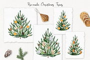 Zero Waste Christmas watercolor set, a Decorative Illustration by Natalia Fedorova (Thumbnail 8 of 14)