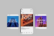 Instagram Post Mockup, an iPhone Mockup by Permadi Creative (Thumbnail 3 of 3)