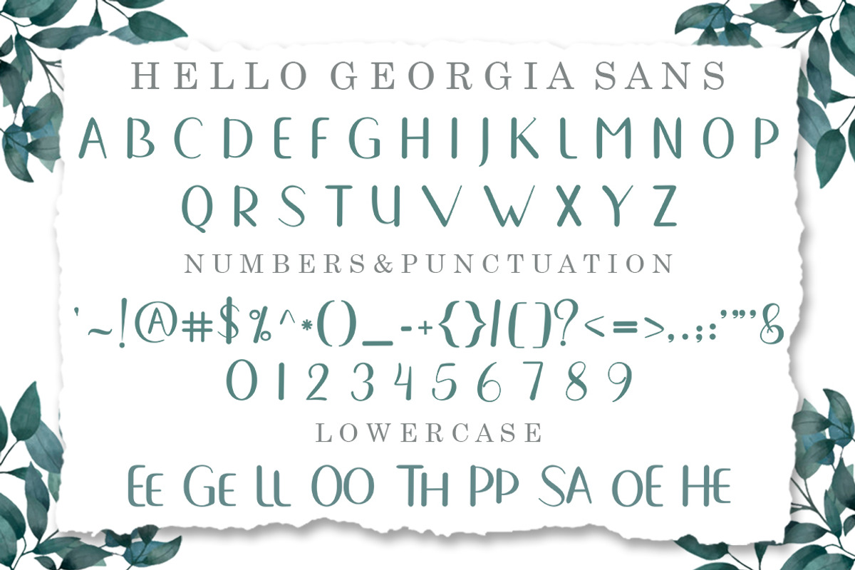 Hello Georgia | Font Duo, a Script Font by Bosstype Studio (Photo 3 of 8)