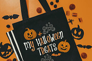 Halloween Bash Font for Crafters, a Script Font by BarcelonaShop (Thumbnail 7 of 8)