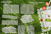 Strawberry Fields Collage Kit, an Object Graphic by DreamoraArt (Thumbnail 7 of 9)