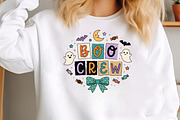 Boo Crew Halloween Sublimation PNG, a Seasonal Illustration by CraftArtStudio (Thumbnail 3 of 4)