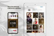 Luxor - Instagram Puzzle feed, a Social Media Template by Plan B (Thumbnail 3 of 6)