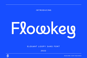 SS Flowkey - Loopy Sans Font, a Sans Serif Font by Typocracy Studio