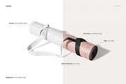 PU Leather Yoga Mat Mockup Set, a Product Mockup by creatsy5 (Thumbnail 3 of 13)