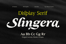 Slingera - Display Serif