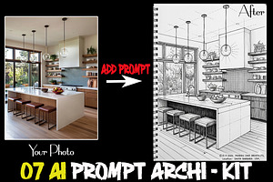 07 AI Prompt Archi Kit, an Illustration by 3d_model_tifotizi