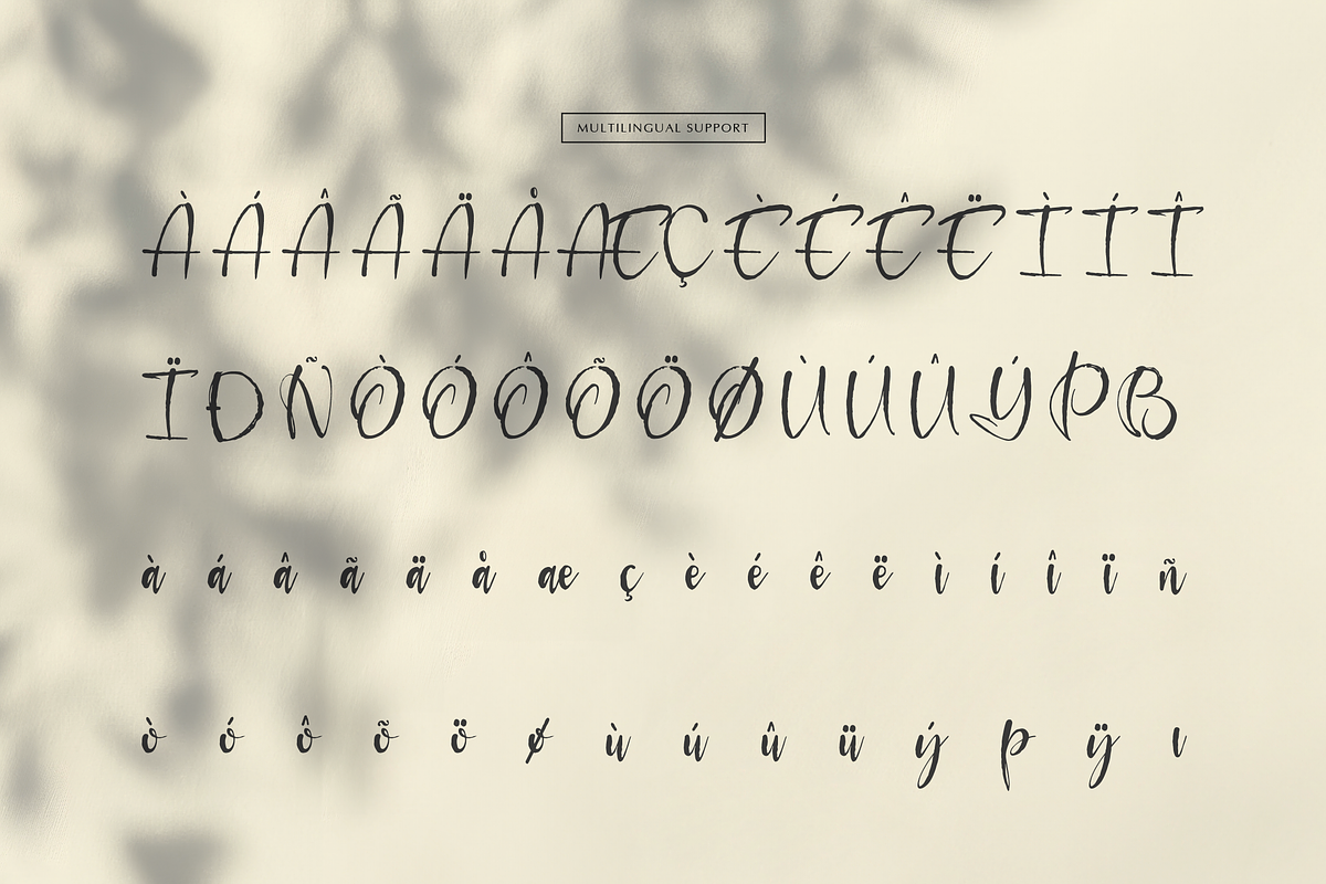 Myrical Amellina Casual Handwritten, a Script Font by gracetype_studio (Photo 12 of 12)