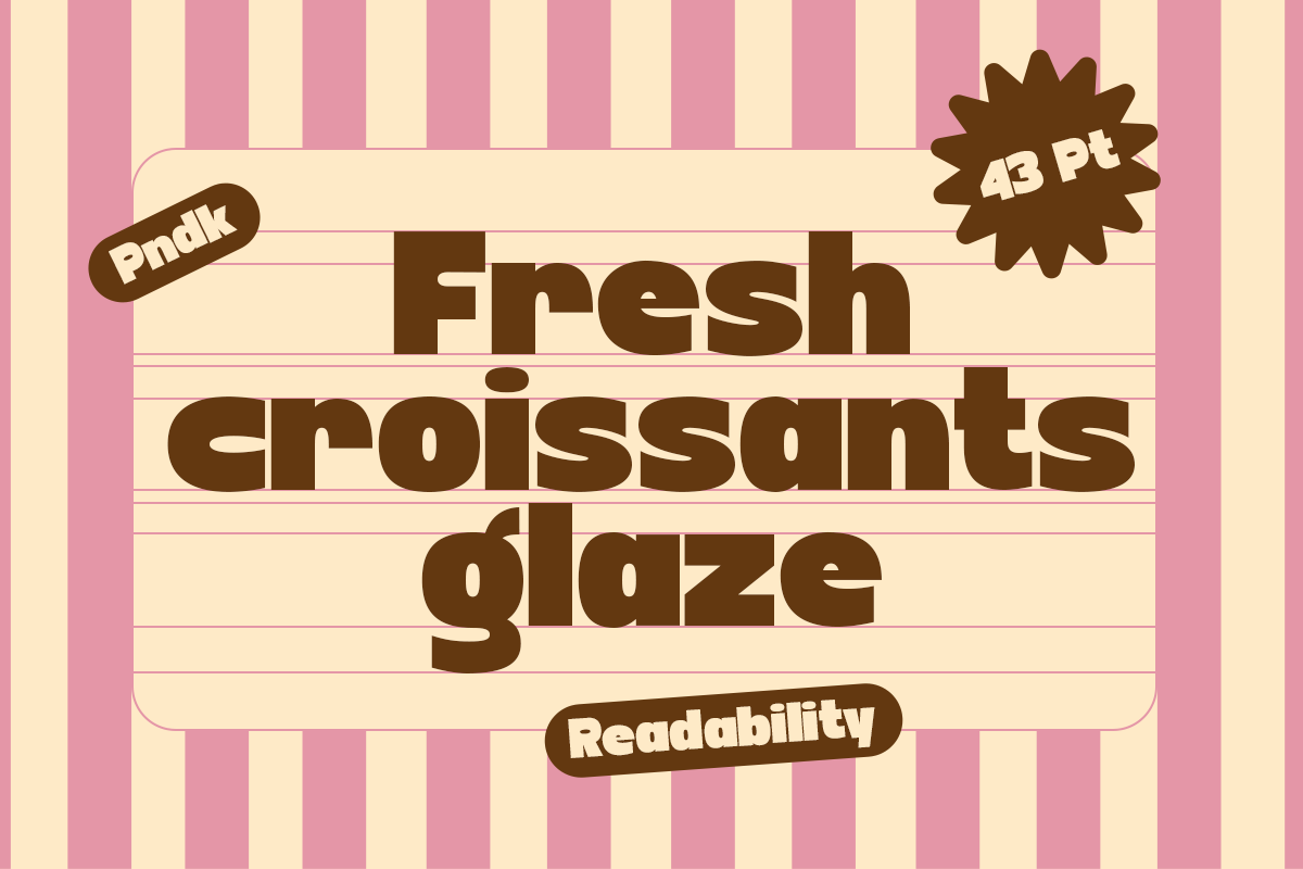Bold Eater - Food Bold Chunky Font, a Sans Serif Font by Pandeka Studio (Photo 7 of 9)