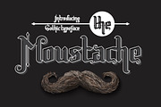 Moustache, a Blackletter Font by NREY (Thumbnail 7 of 7)
