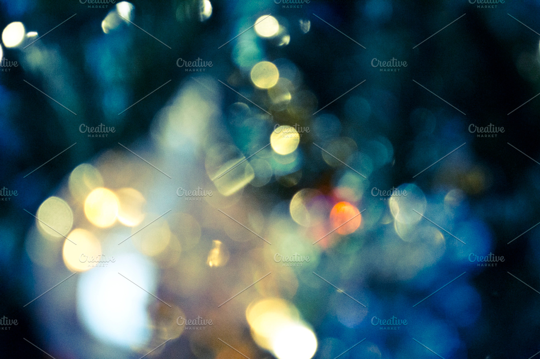 Christmas Bokeh Featuring Christmas Bokeh And Blurred